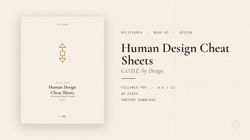 Human Design Cheat Sheets